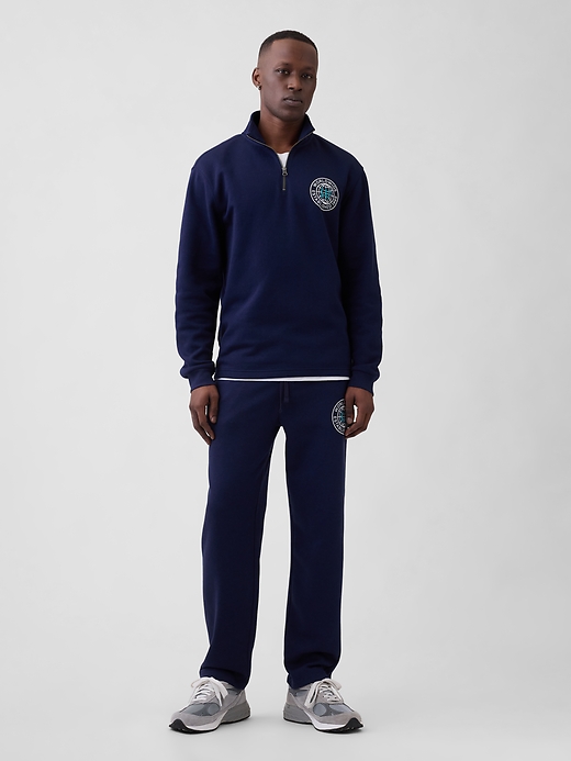 Image number 3 showing, Relaxed Gap Graphic Quarter-Zip Sweatshirt