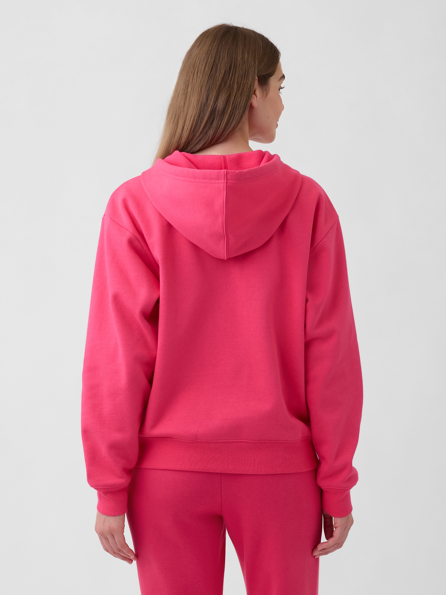 Relaxed Gap Logo Zip Hoodie | Gap Factory