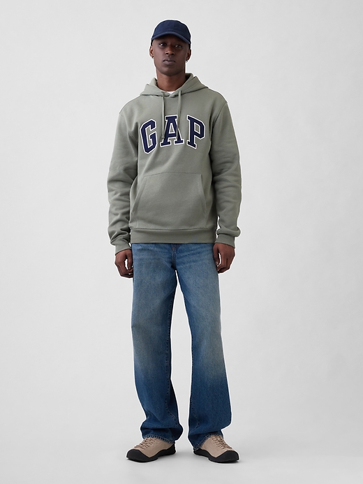 Image number 3 showing, Adult Relaxed Gap Logo Hoodie
