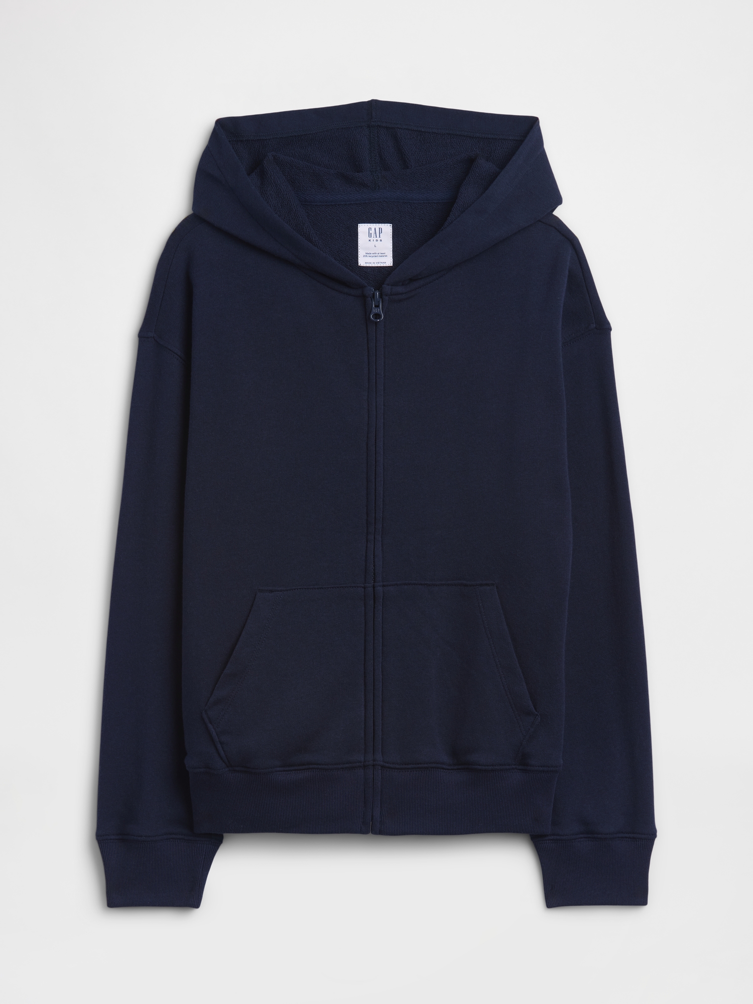 Kids Relaxed French Terry Zip Hoodie | Gap Factory