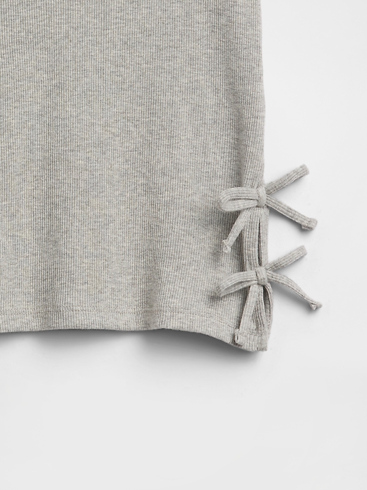 Image number 3 showing, Kids Ribbed Side-Tie T-Shirt