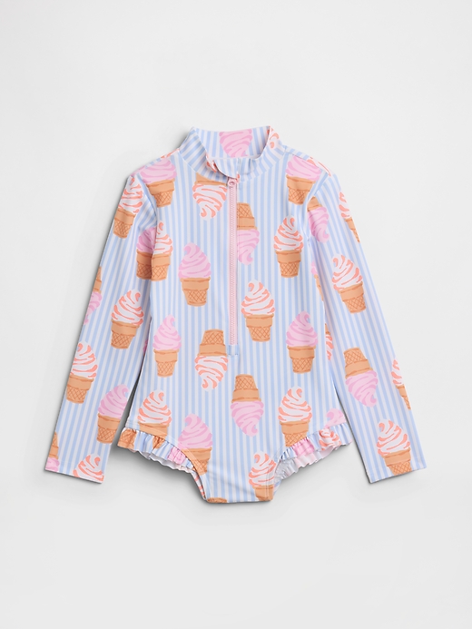 Image number 1 showing, babyGap One-Piece Rash Guard