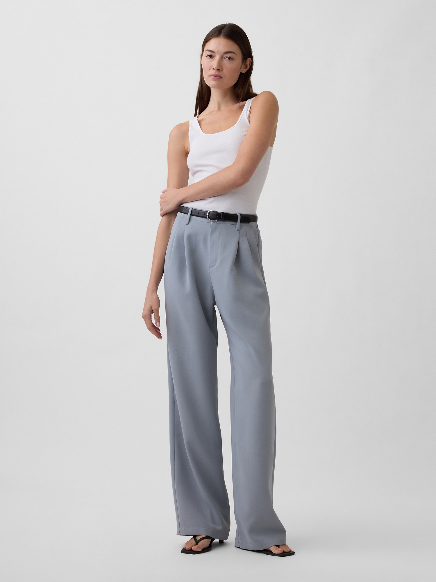 Easy Crepe Trousers | Gap Factory