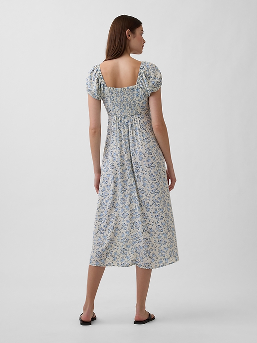 Image number 2 showing, Puff Sleeve Midi Dress