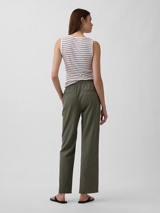 Image number 4 showing, Mid Rise Easy Twill Pants