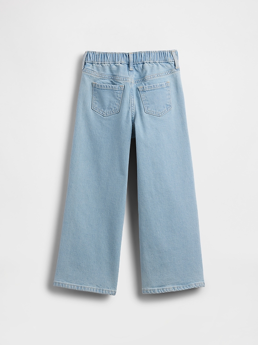Image number 2 showing, babyGap Embroidered Wide-Leg Jeans