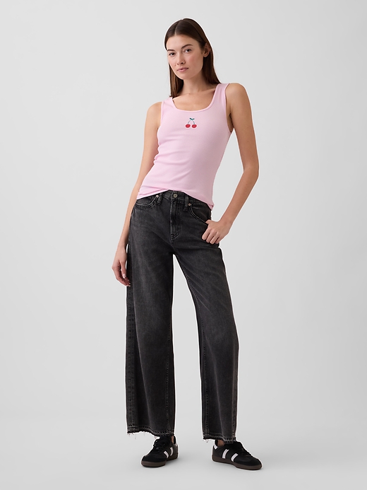 Image number 3 showing, Gap Logo Ribbed Tank Top