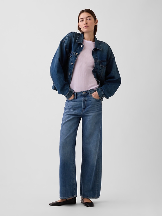 Image number 3 showing, Ribbed Pointelle Crewneck T-Shirt