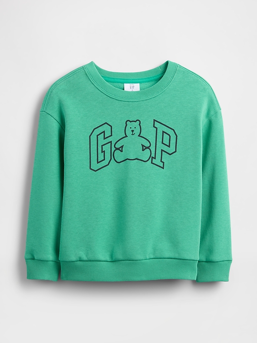 Image number 1 showing, babyGap Logo Relaxed Crewneck Sweatshirt