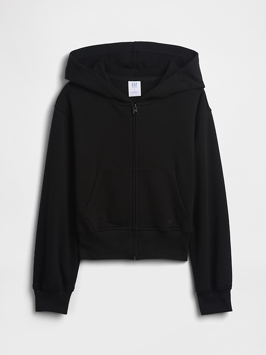 Image number 1 showing, Kids Relaxed Wedge Zip Hoodie