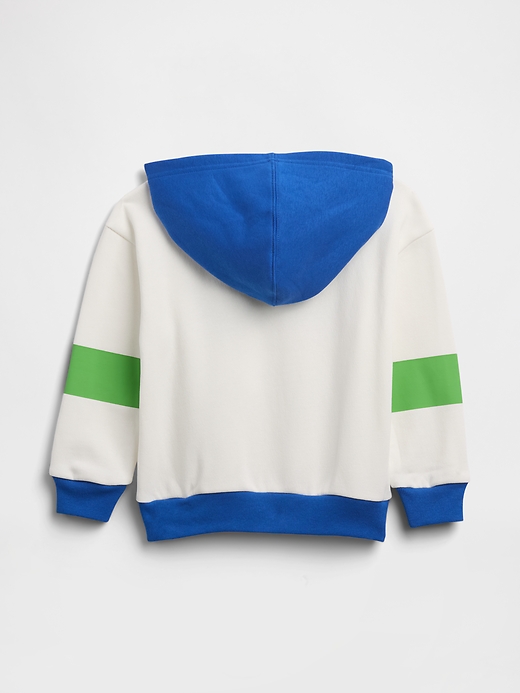 Image number 2 showing, babyGap Relaxed Colorblock Logo Hoodie