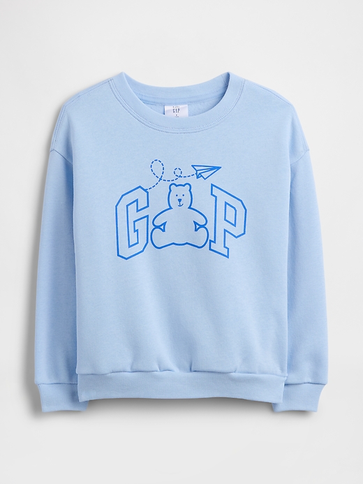 Image number 1 showing, babyGap Logo Relaxed Crewneck Sweatshirt