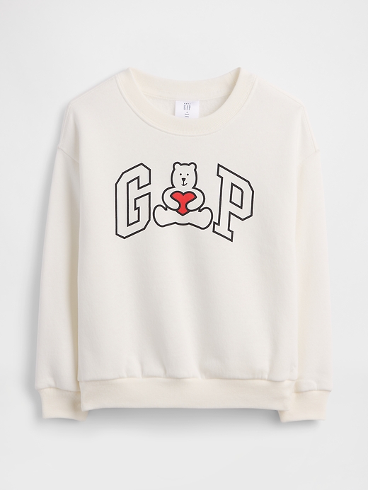 Image number 1 showing, babyGap Logo Relaxed Crewneck Sweatshirt