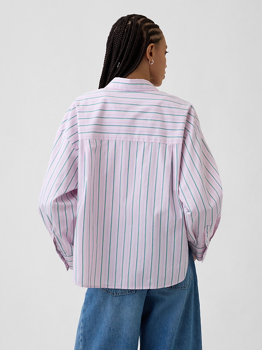Image number 2 showing, Oversized Shirt in Poplin