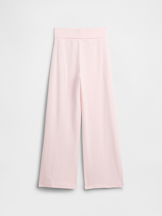 Image number 2 showing, Kids Stretch Jersey Foldover Leggings