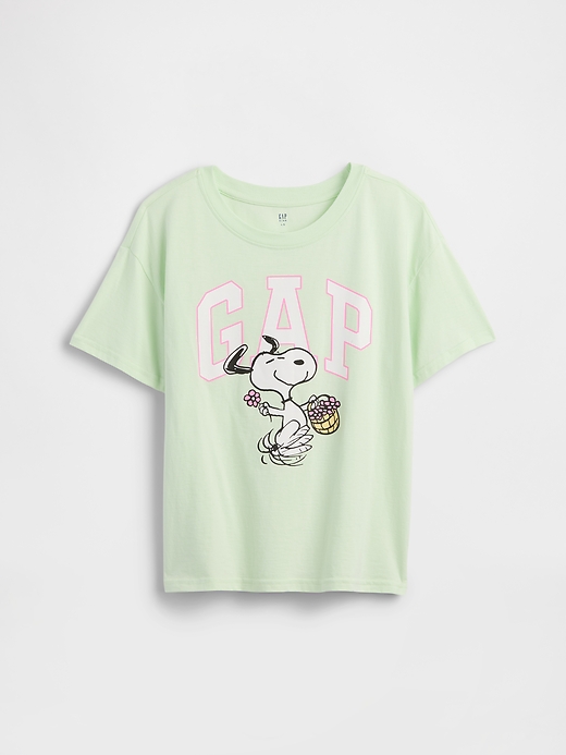 Image number 1 showing, GapKids Peanuts Oversized Logo T-Shirt