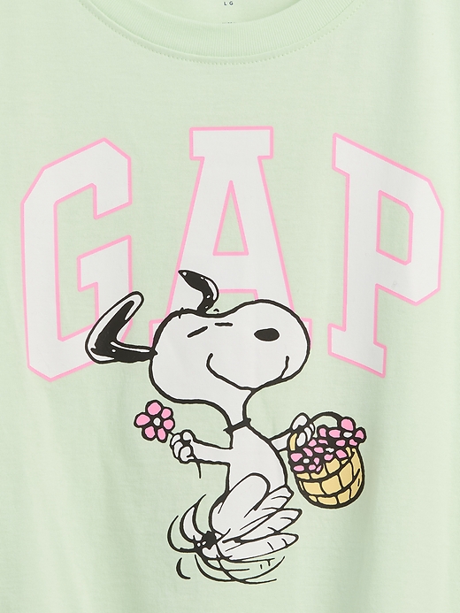 Image number 3 showing, GapKids Peanuts Oversized Logo T-Shirt