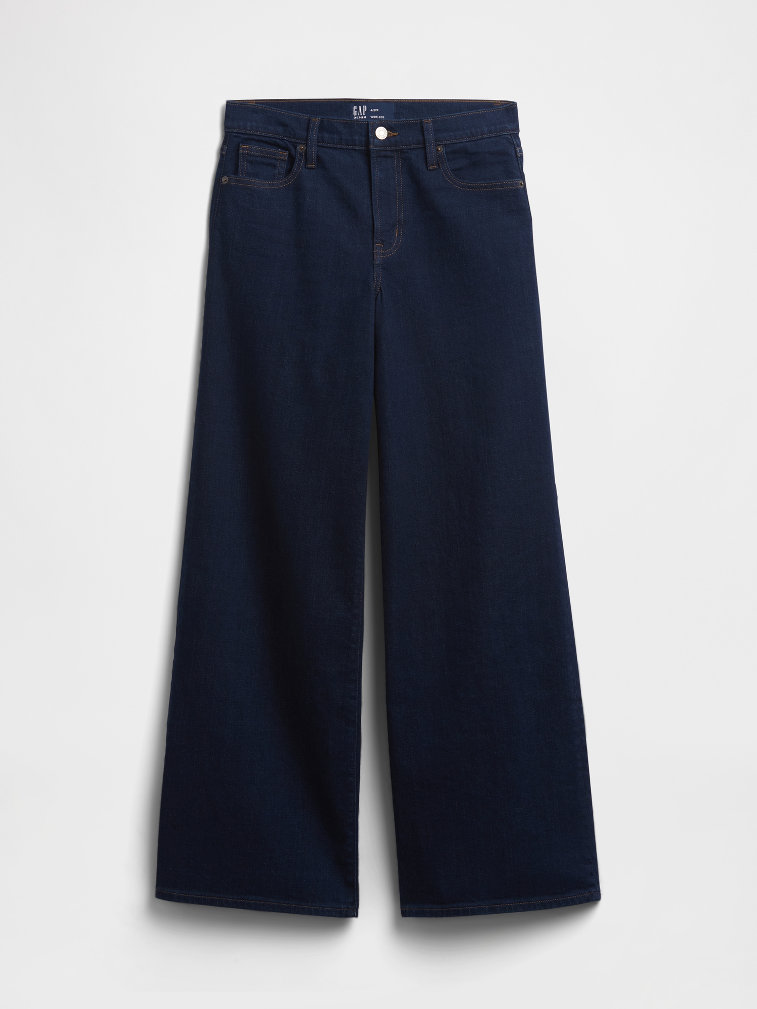 Mid Rise Wide-Leg Jeans | Gap Factory