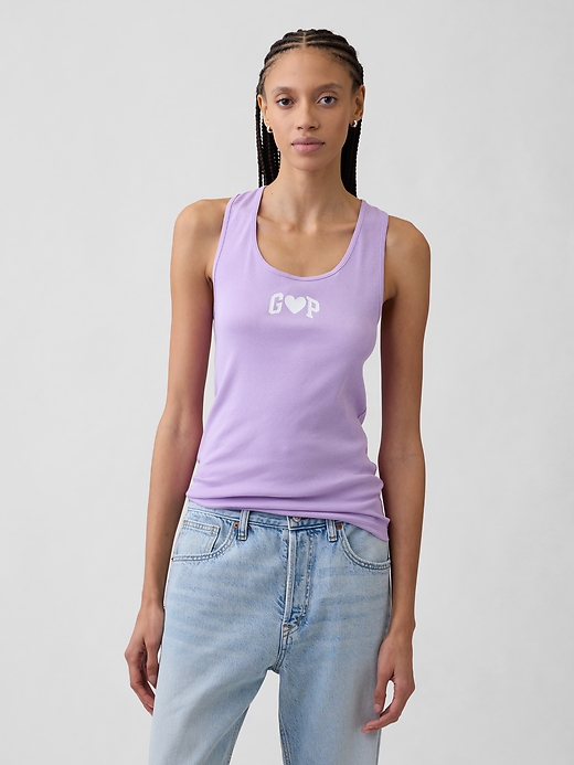 Image number 1 showing, Gap Logo Ribbed Tank Top