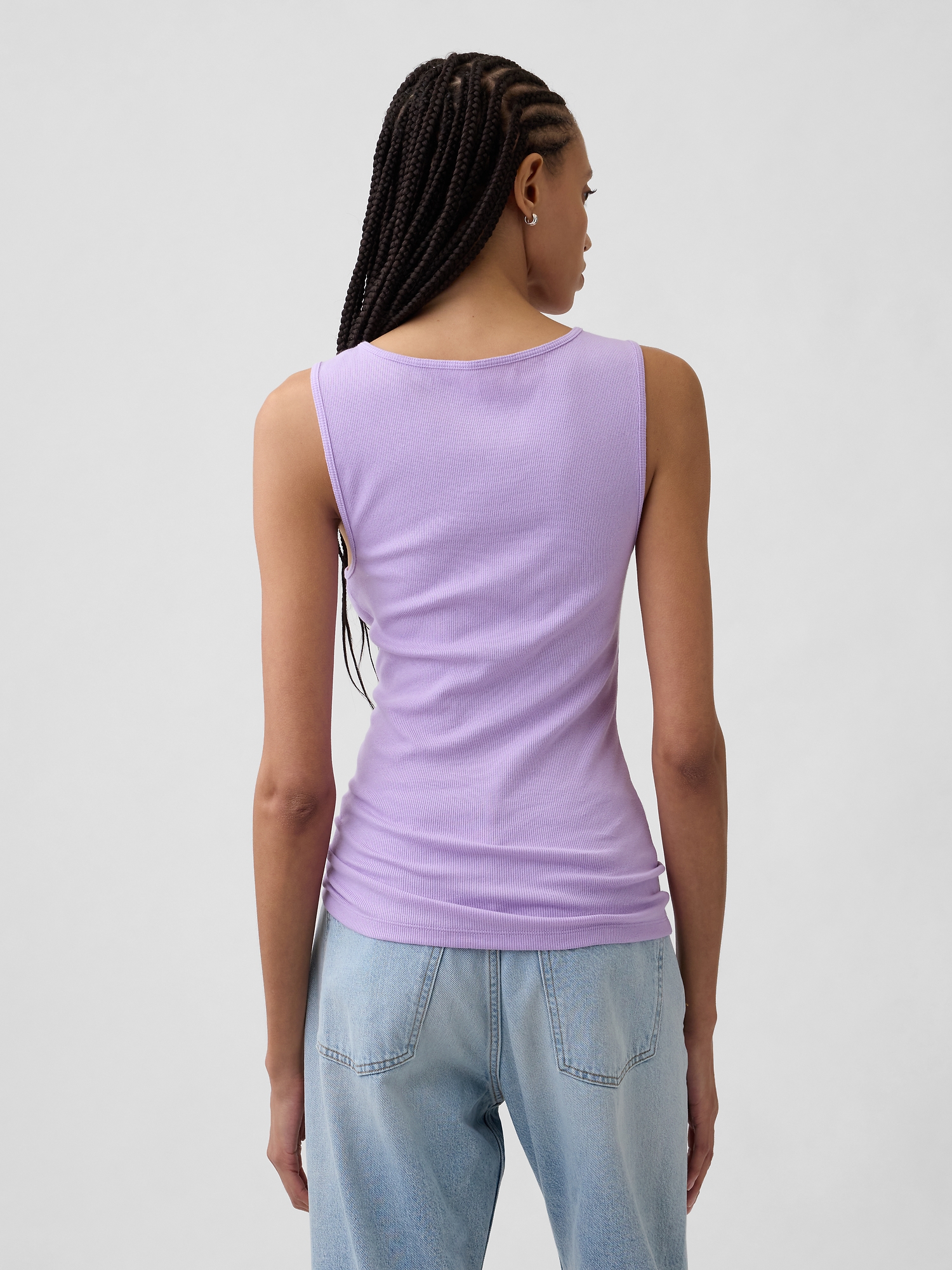 Gap Logo Ribbed Tank Top | Gap Factory