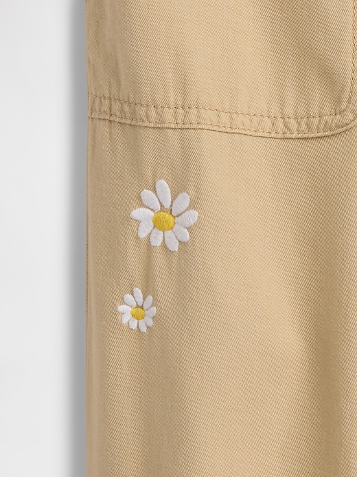 Image number 3 showing, Kids Pull-On Twill Utility Joggers