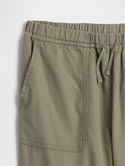 Image number 3 showing, Kids Pull-On Twill Utility Joggers