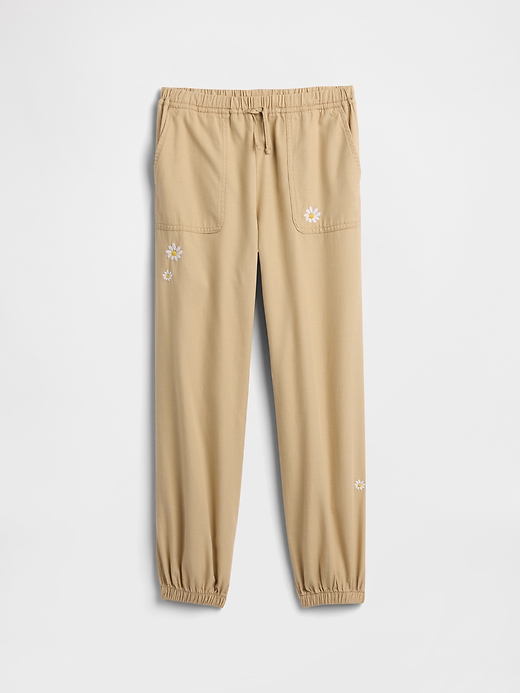 Image number 1 showing, Kids Pull-On Twill Utility Joggers