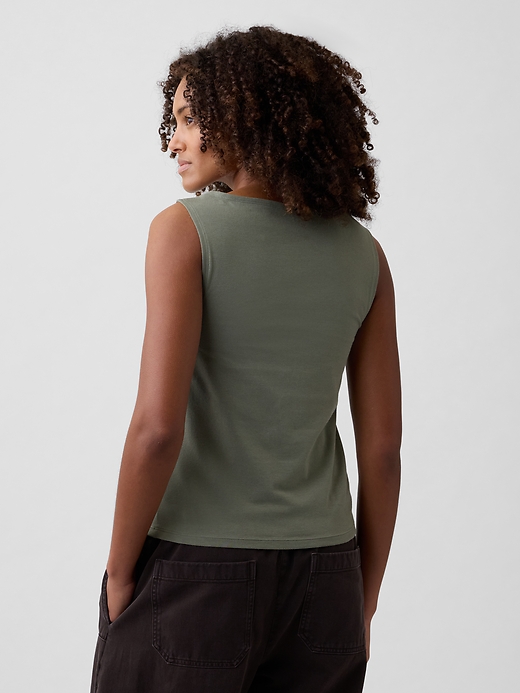 Image number 2 showing, Boatneck Tank Top