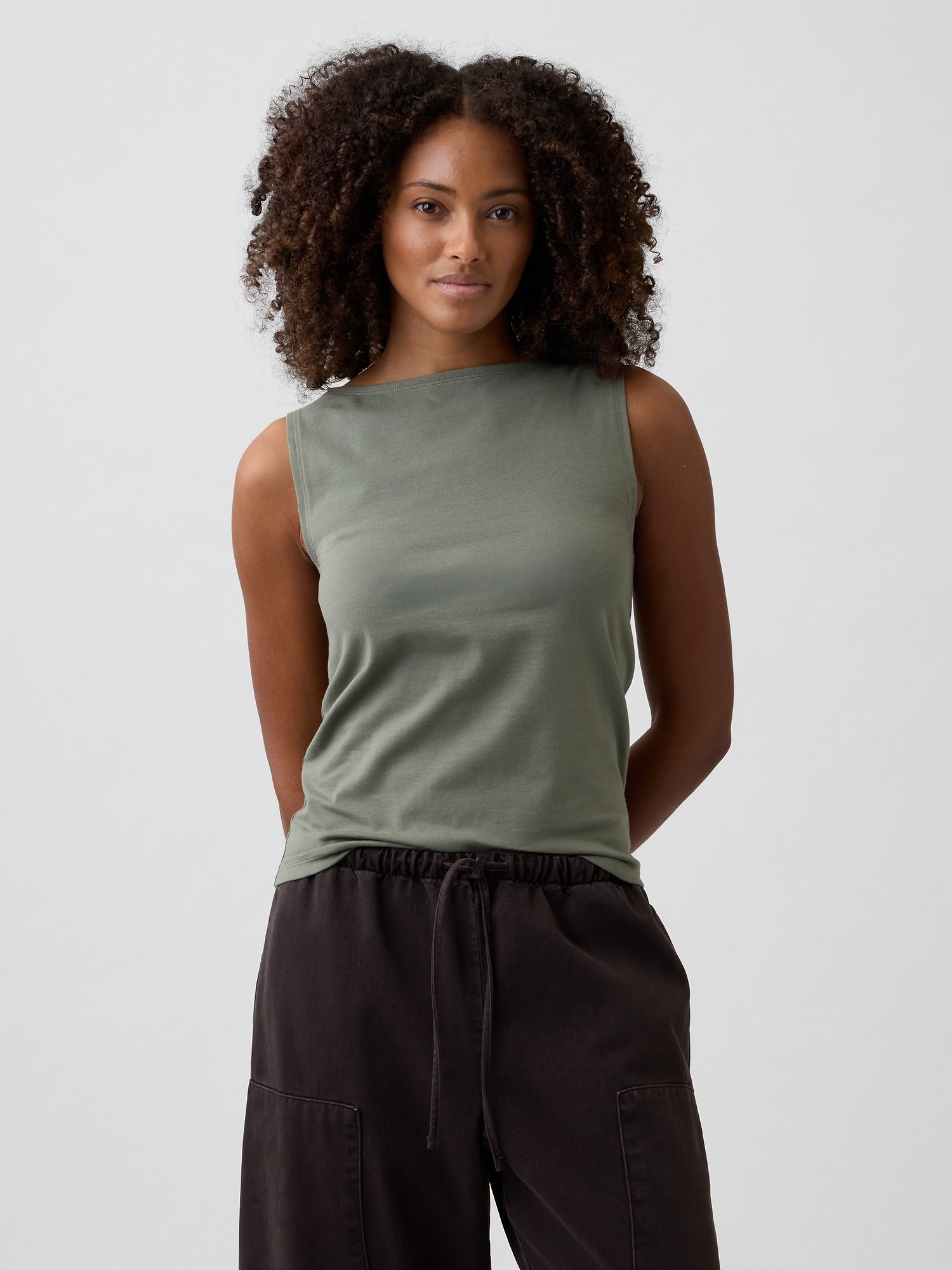 Boatneck Tank Top | Gap Factory