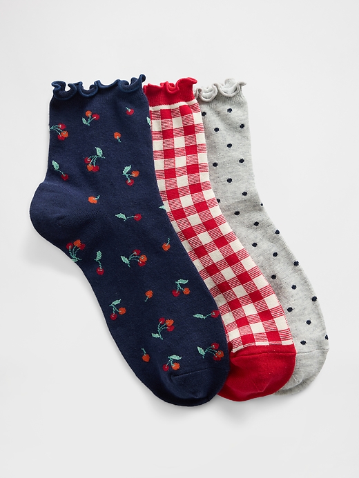 L'image numéro 1 présente Chaussettes courtes (paquet de 3 paires)