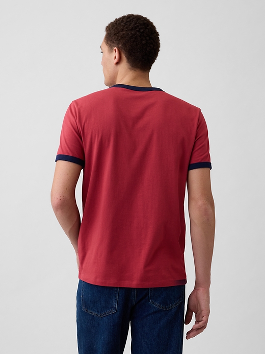 Image number 2 showing, Everyday Soft Ringer Pocket T-Shirt