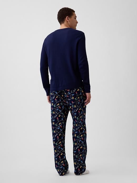 Pantalon De Pyjama Homme Noël - Bas De Pyjama Léger Chaud Hiver à Carreaux Avec Poches - Confortable Et Large