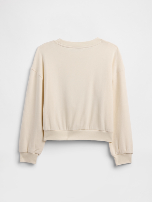 Image number 2 showing, Kids Oversized Wedge Graphic Sweatshirt