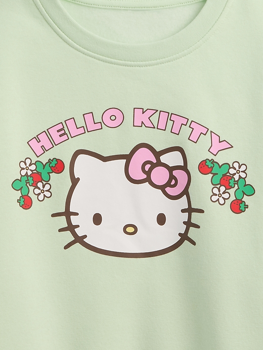 Image number 3 showing, GapKids Hello Kitty Oversized Wedge French Terry Sweatshirt