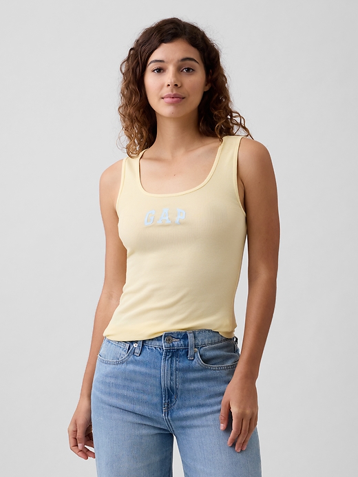 Image number 1 showing, Gap Logo Ribbed Tank Top
