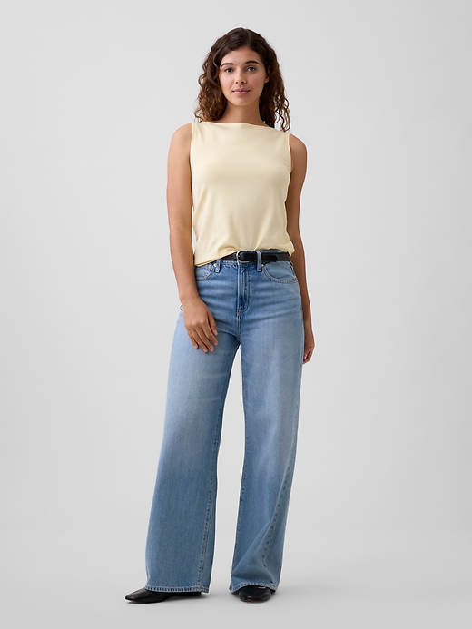 Image number 3 showing, Boatneck Tank Top
