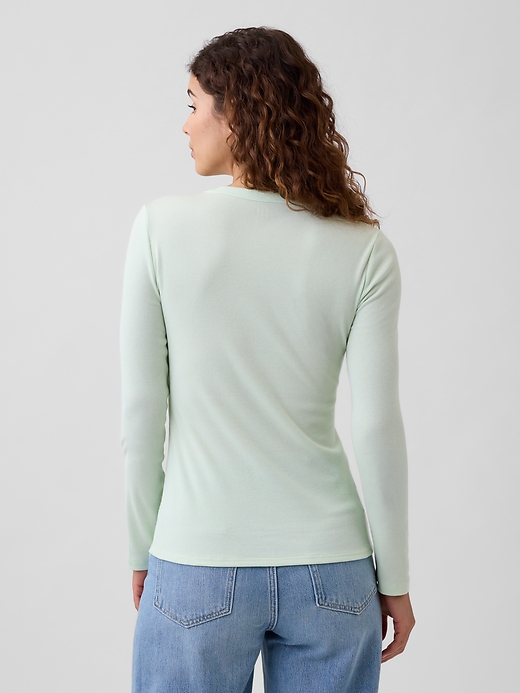 Image number 2 showing, Essential Ribbed Crewneck T-Shirt