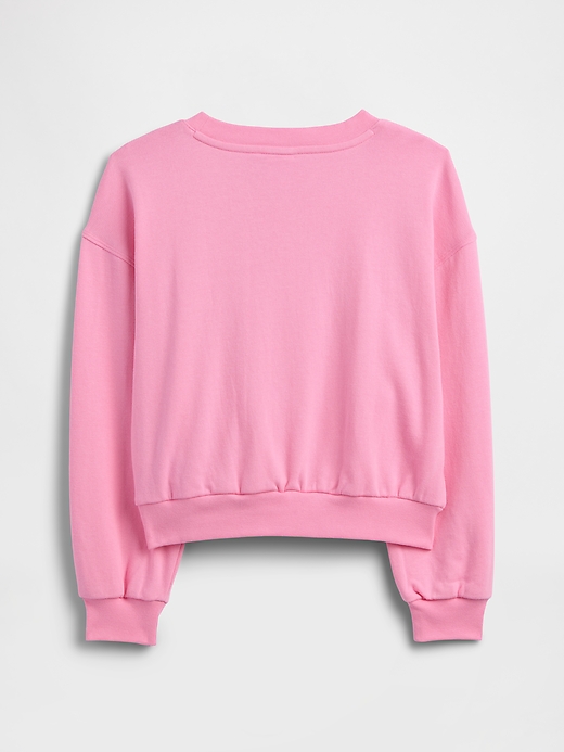 Image number 2 showing, Kids Oversized Wedge Graphic Sweatshirt