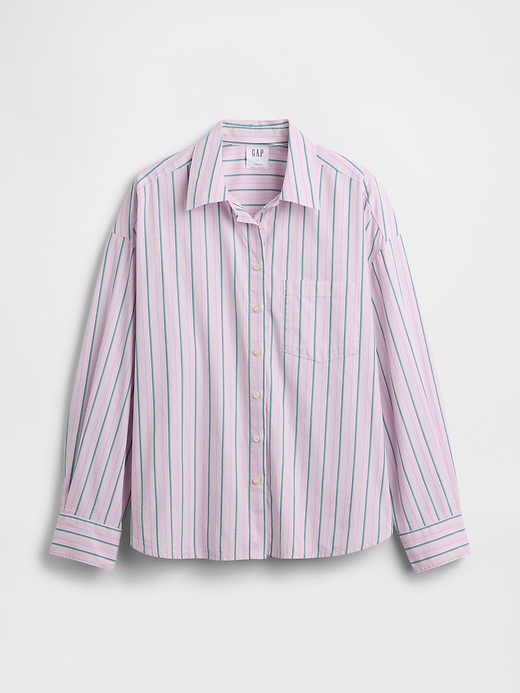 Image number 5 showing, Oversized Shirt in Poplin