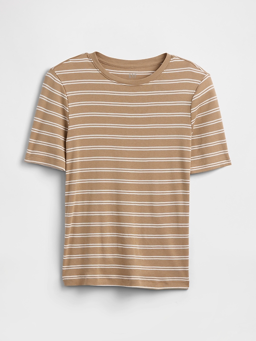 Image number 5 showing, Modern Ribbed Crewneck T-Shirt
