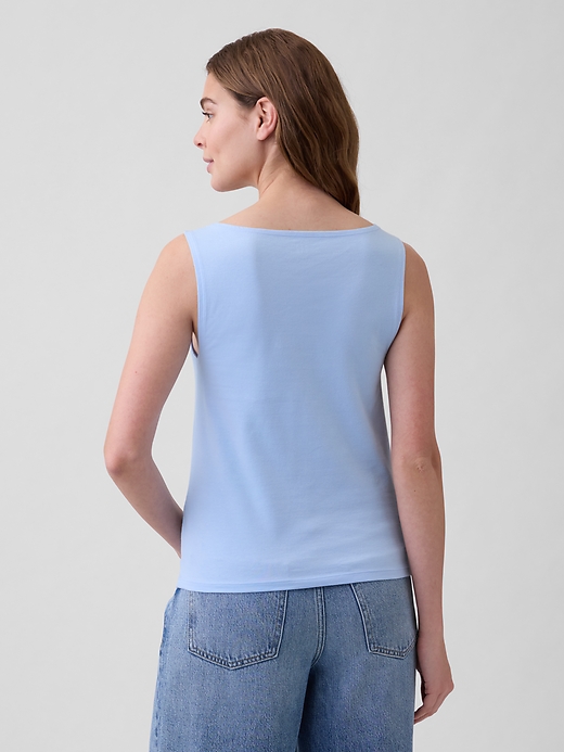 Image number 2 showing, Boatneck Tank Top
