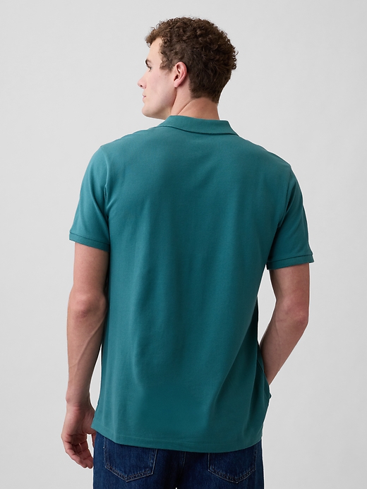 Image number 2 showing, Stretch Pique Polo Shirt