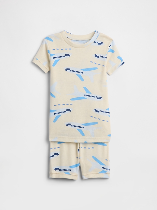Image number 1 showing, babyGap 100% Organic Cotton Plane PJ Set