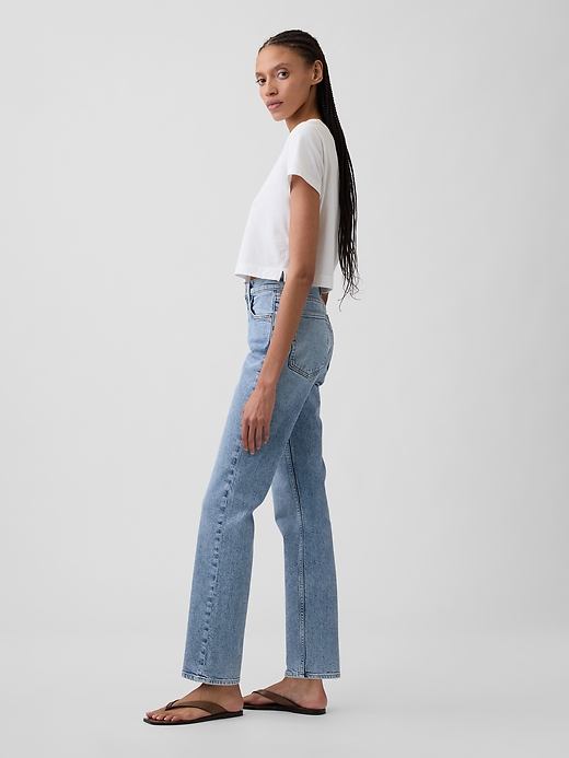 Image number 3 showing, High Rise '90s Straight Jeans