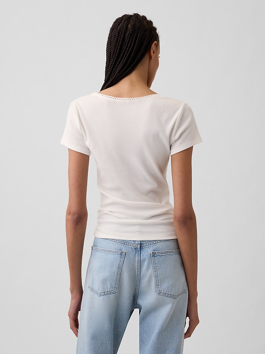 Image number 2 showing, Ribbed Squareneck Top