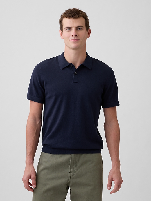 Image number 1 showing, Sweater Polo Shirt
