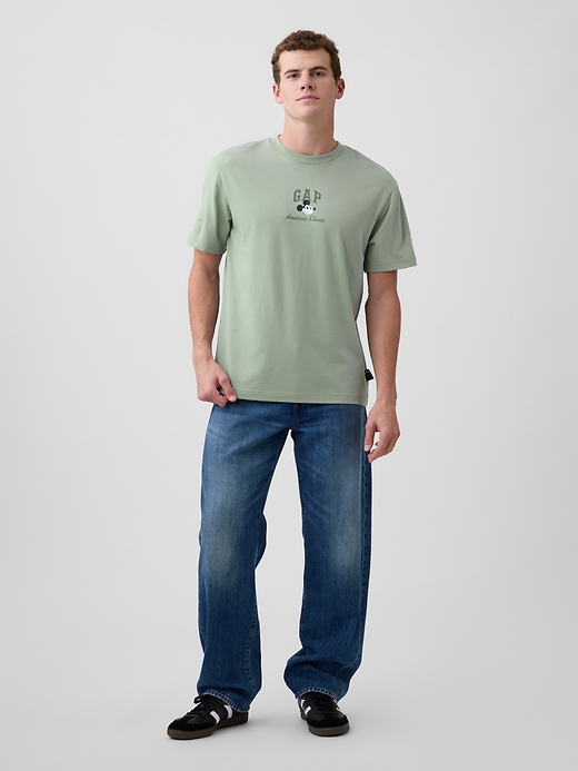 Image number 3 showing, Gap × Disney Mickey Mouse Everyday Soft Relaxed Logo T-Shirt