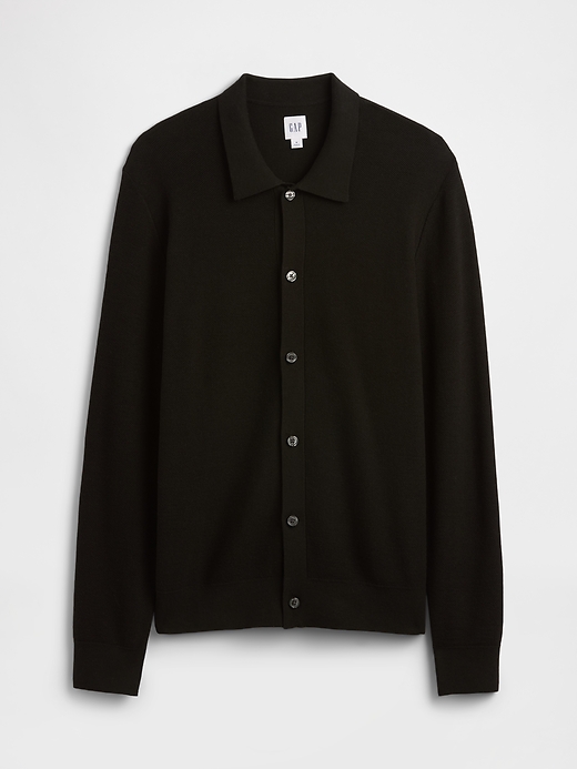 Image number 5 showing, Textured Button-Up Sweater
