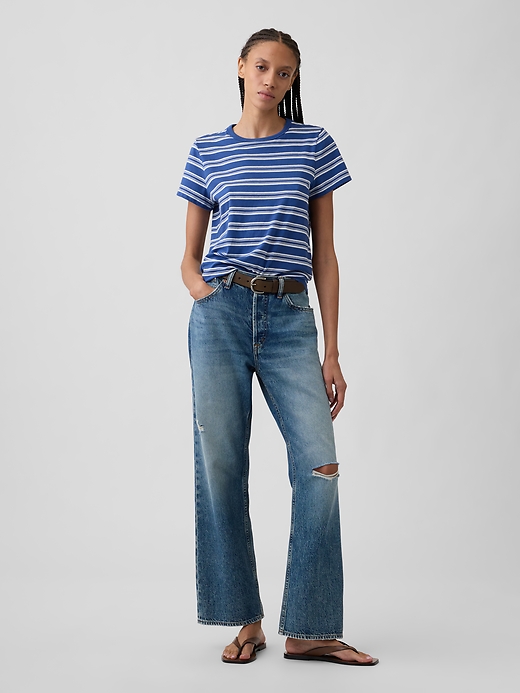 Image number 3 showing, Favorite Stripe Crewneck T-Shirt