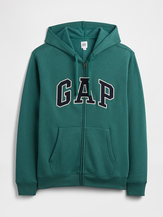 L'image numéro 4 présente Veste à capuchon décontractée à logo Gap pour Adulte